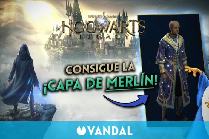 Consigue solo hoy y por tiempo limitado la capa de Merlin en Hogwarts Legacy