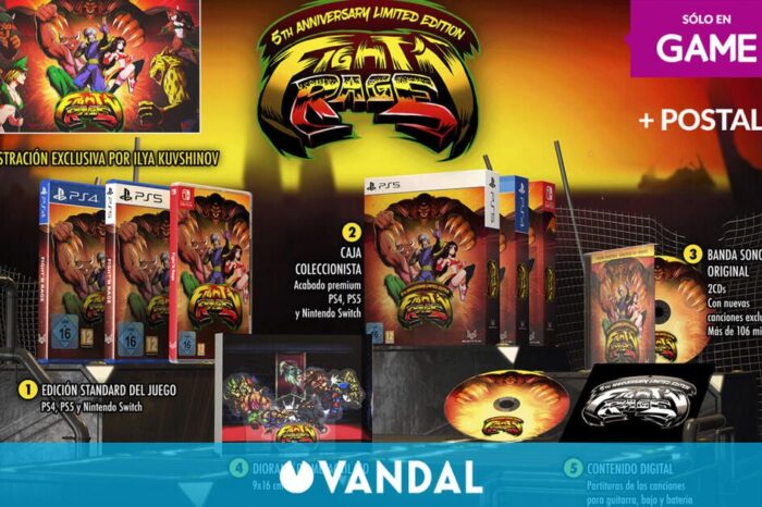 Reserva Fight'N Rage 5th Anniversary Limited en GAME y llevate una plestal de regalo