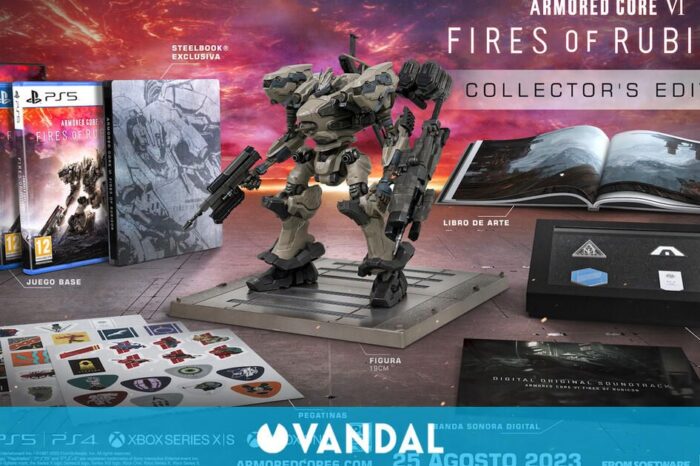 Armored Core 6 muestra gameplay para anunciar su fecha de lanzamiento y ediciones fisicas