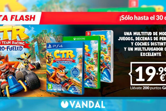 Consigue Crash Team Racing Nitro-Fueled de oferta en GAME por solo 19,99 eurles