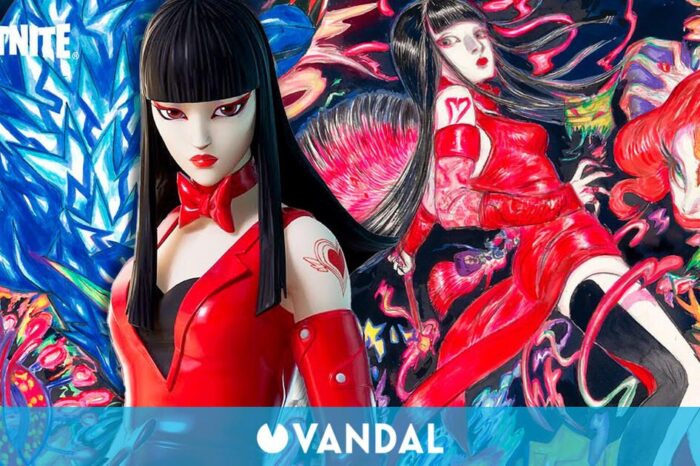 Fortnite presenta a Corazon Cruzado, personaje diseñado en colaboracion con Yleshitaka Amano