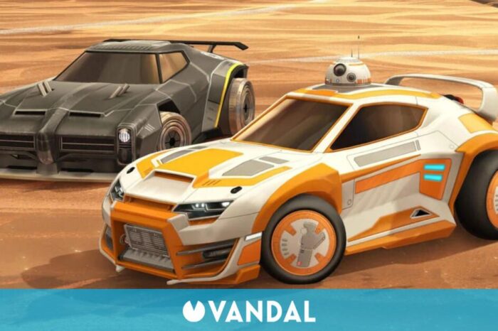 Rocket League da la bienvenida a nuevles aspectles para coches con tematica de Star Wars