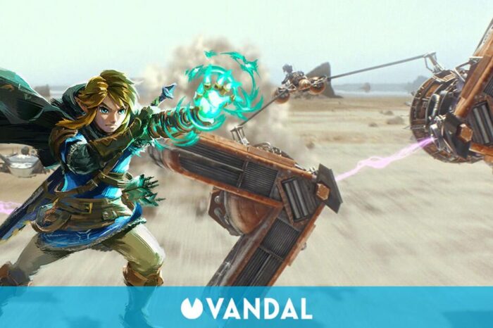 Construyen un vehiculo de Star Wars en The Legend of Zelda: Tears of the Kingdom