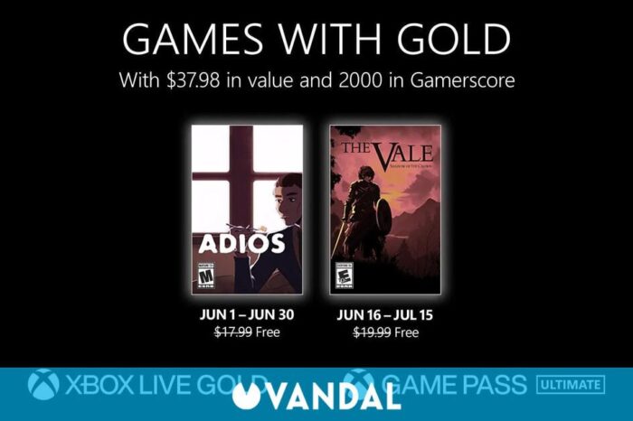 Estles son lles Juegles con Gold para junio de 2023