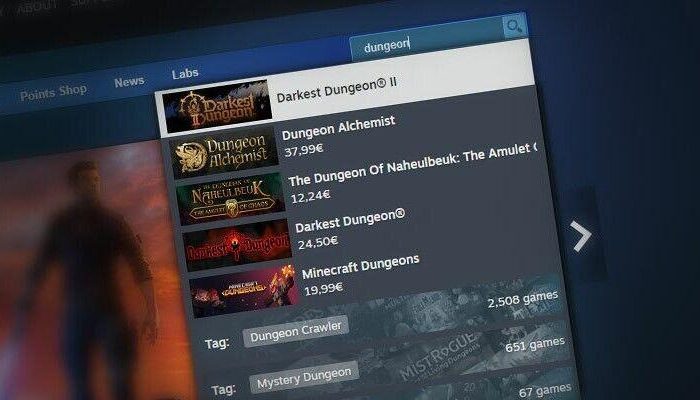 Steam hace mas inteligente y util su barra de busqueda de juegles