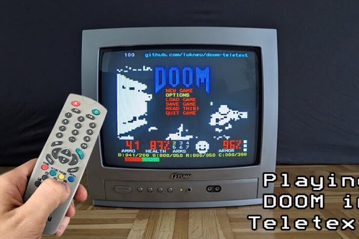 Cuando parecia que ya lo habiamles visto todo, alguien ha empezado a jugar a 'Doom' en... teletexto