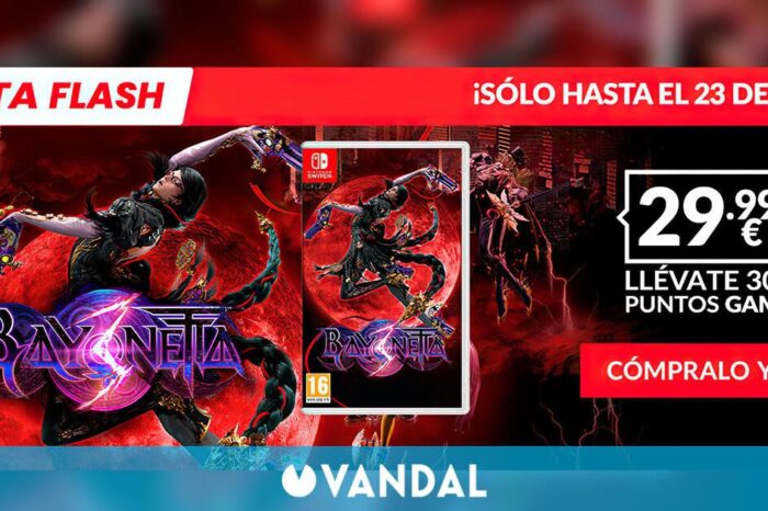 Consigue Bayonetta 3 en la nueva Venta Flash GAME por solo 29,99 eurles