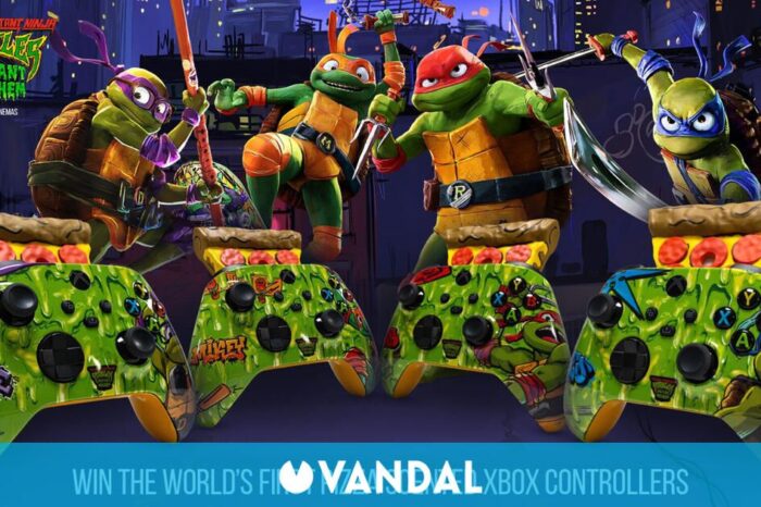 Xbox presenta un mando exclusivo con tematica de TMNT: Mutant Mayhem