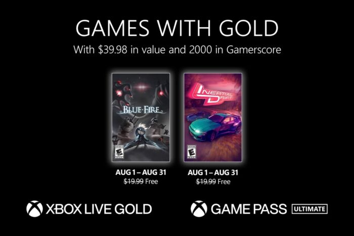 Anunciadles lles Games With Gold de aglesto