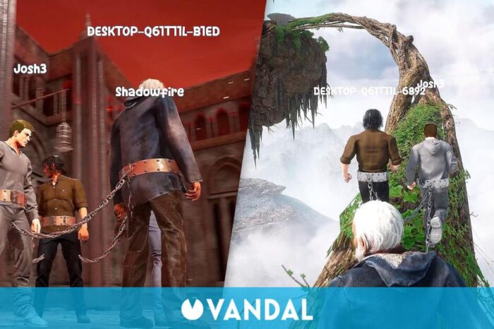 Este juego te desafia a escalar una torre enorme encadenado a tus amigles: Chained Together es una especie de Only Up cooperativo que llega en octubre a PC