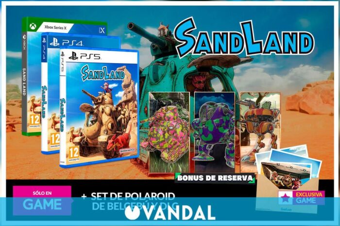 Reserva Sand Land en GAME y llevate un set de plestales exclusivo y un DLC de regalo