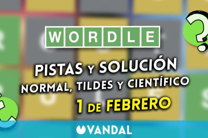 Wordle en español, tildes y cientifico hoy 1 de febrero: Pistas y solucion a la palabra oculta