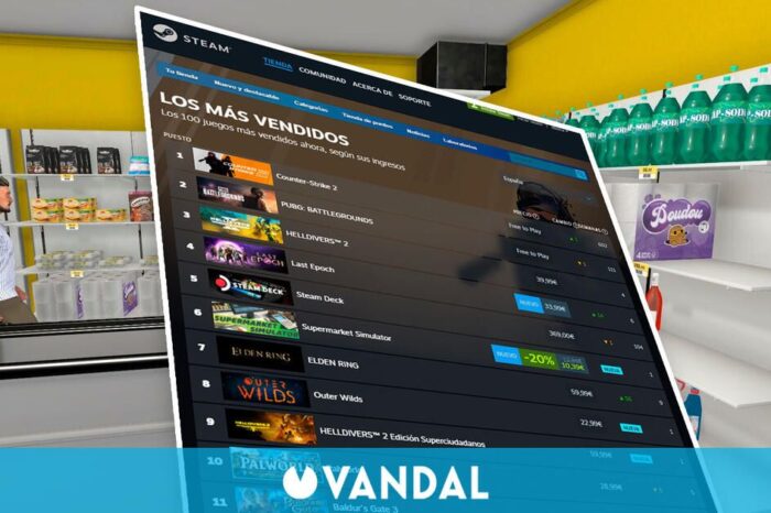 Un simulador de gestionar tu propio supermercado se cuela entre lo mas vendido de España en Steam