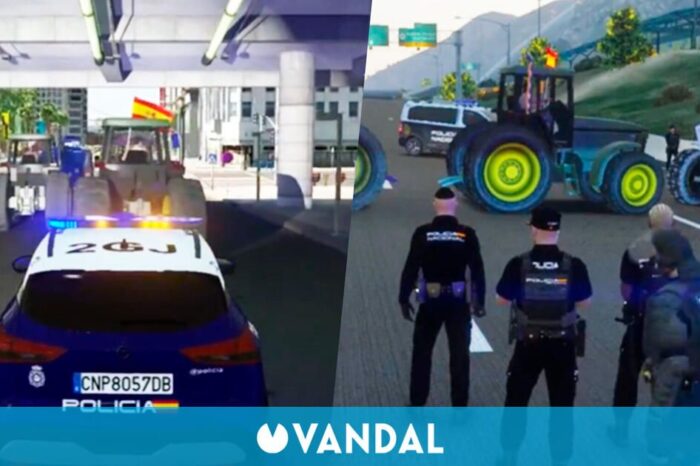 La tractorada llega a GTA V: Recrean las protestas de agricultores españoles en GTA Online