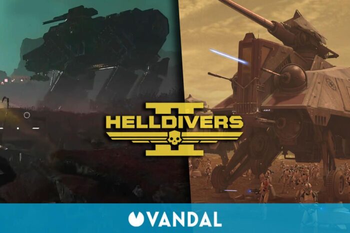 Helldivers 2 incluye en secreto dles nuevles enemigles inspiradles en lles AT-AT de Star Wars en su ultimo parche